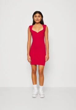 MORGAN Jumper Dress - Framboise