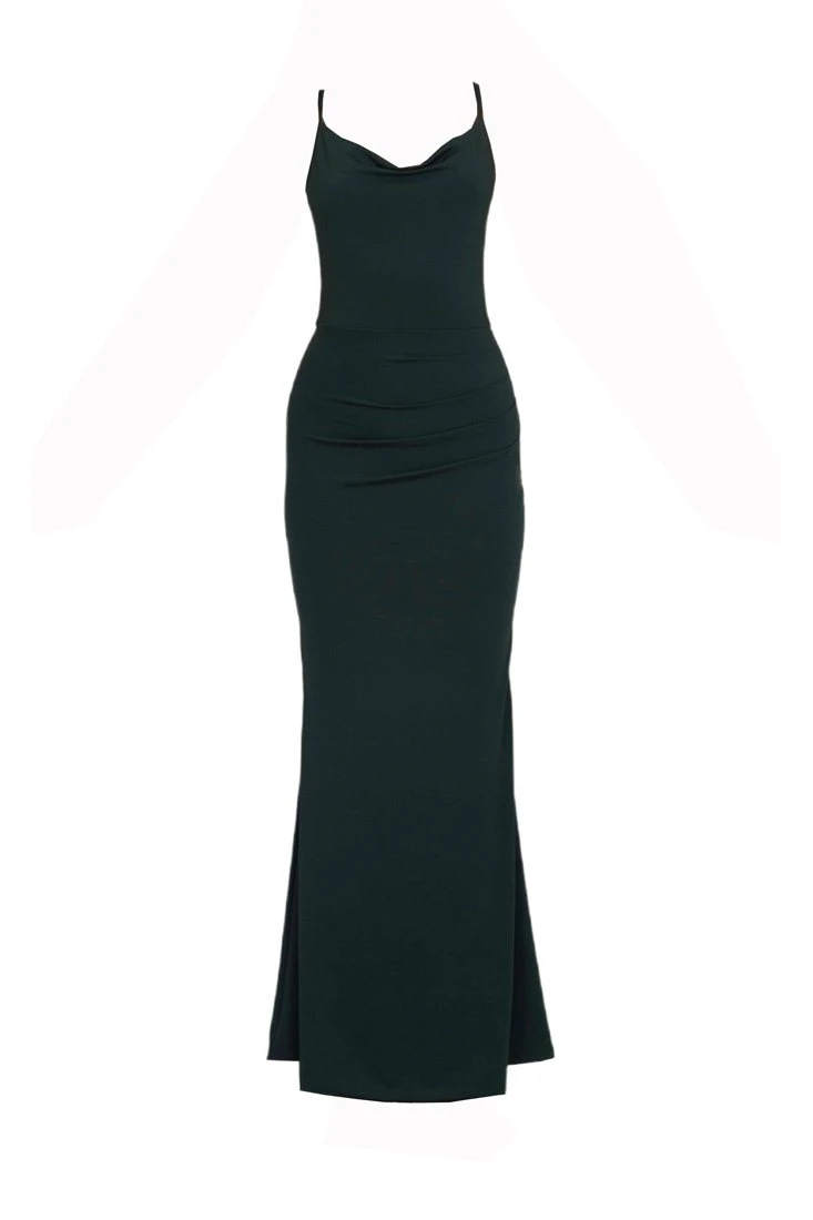 Wal G TASHA BACK MAXI DRESS - Occasion Wear - Navy Blue - Image 9