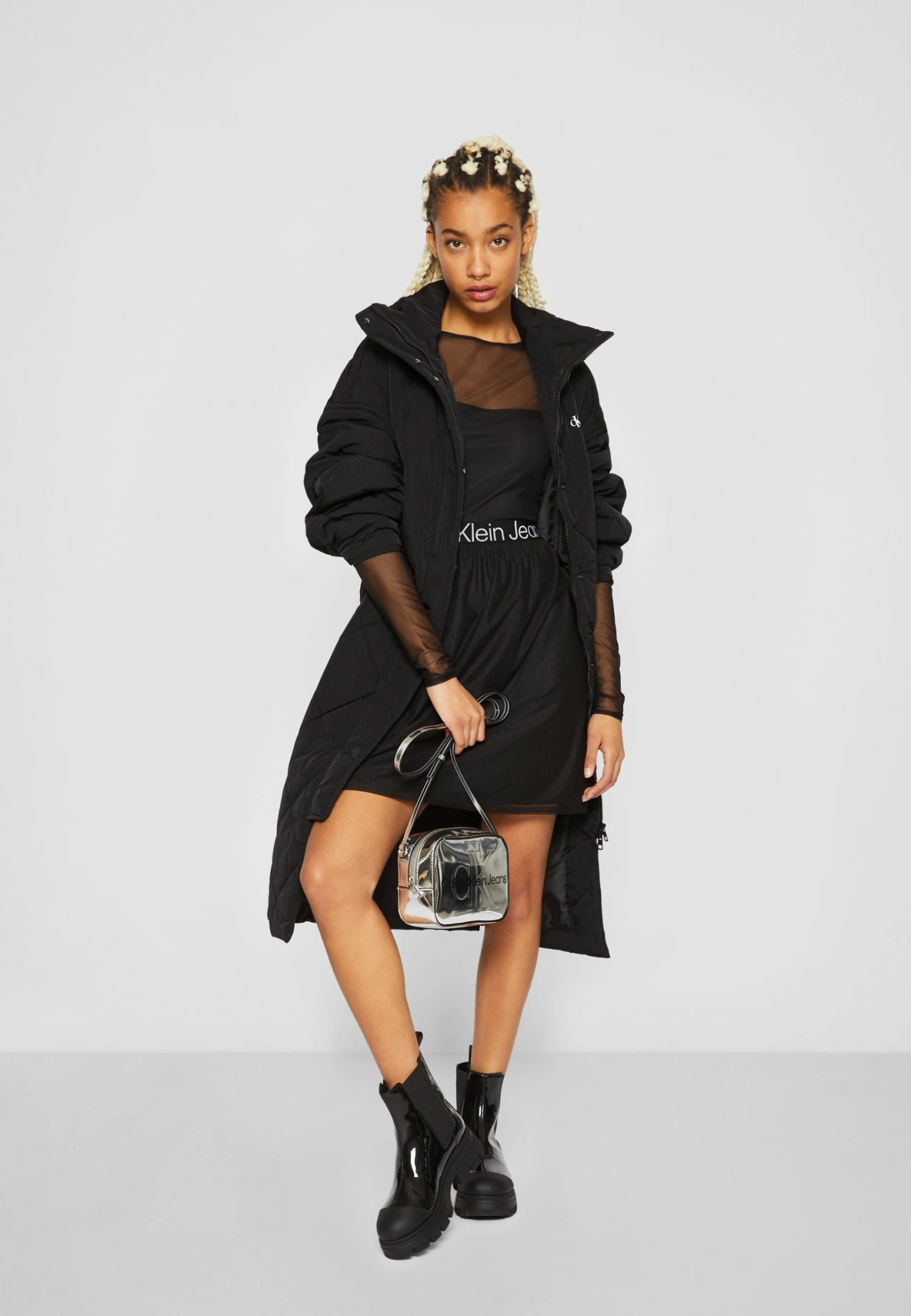 Calvin Klein Jeans Logo Dress - Day Dress - Image 2