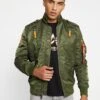 Alpha Industries Bomber Jacket - Dark Green