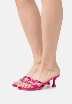 Barbie X Aldo Mule - Heeled Mules - Fuchsia