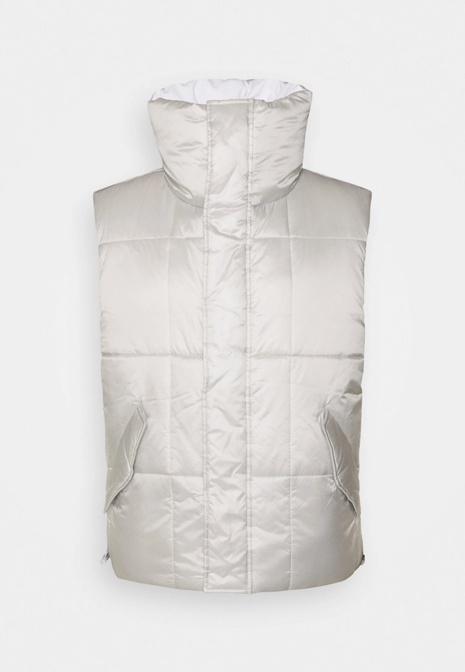 Calvin Klein Jeans Soft Touch Reversible Vest - Waistcoat - Bright White/Ghost Grey - Image 8