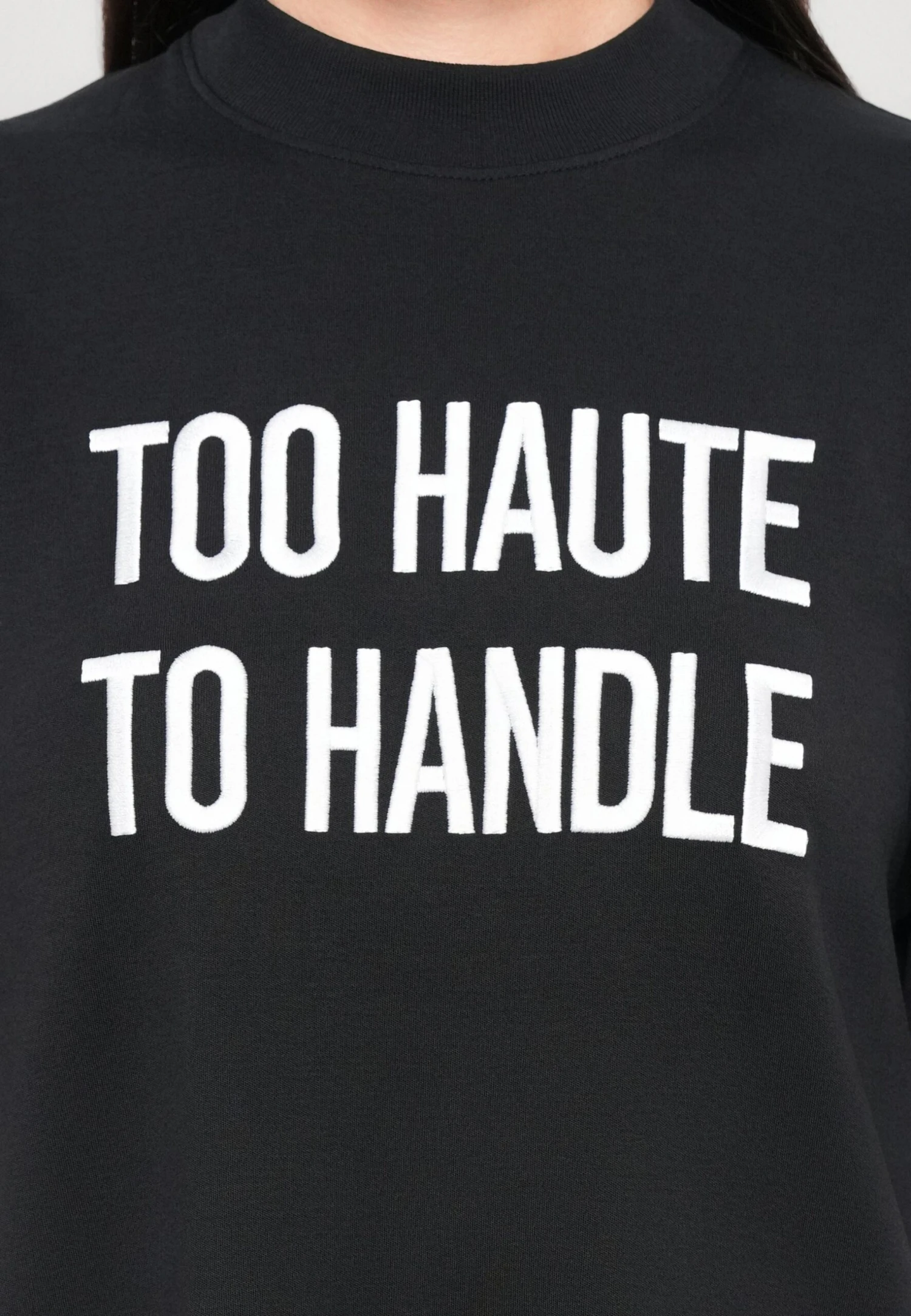 MOSCHINO TOO HAUTE TO HANDLE DRESS - Jersey Dress - Black - Image 7