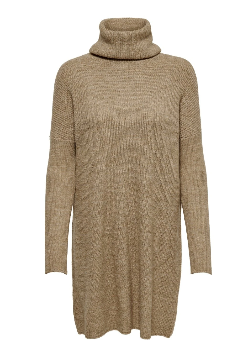 ONLY Onljana L/S Cowlneck- Jumper Dress - Indian Tan - Image 5