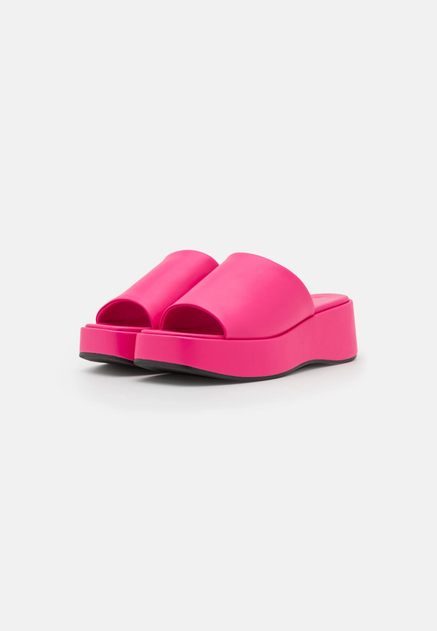 Monki Heeled Mules - Pink - Image 3