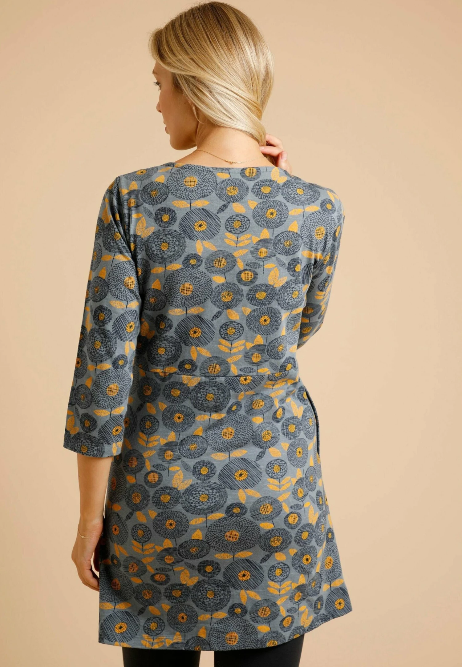 Arlina Organic Printed Mirage - Day Dress - Image 3