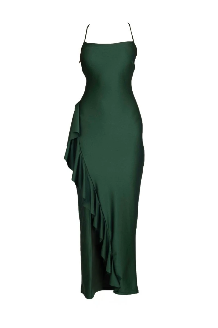 Wal G WEDDING GRACE RUFFLE MAXI - Occasion Wear - Wine - Image 13