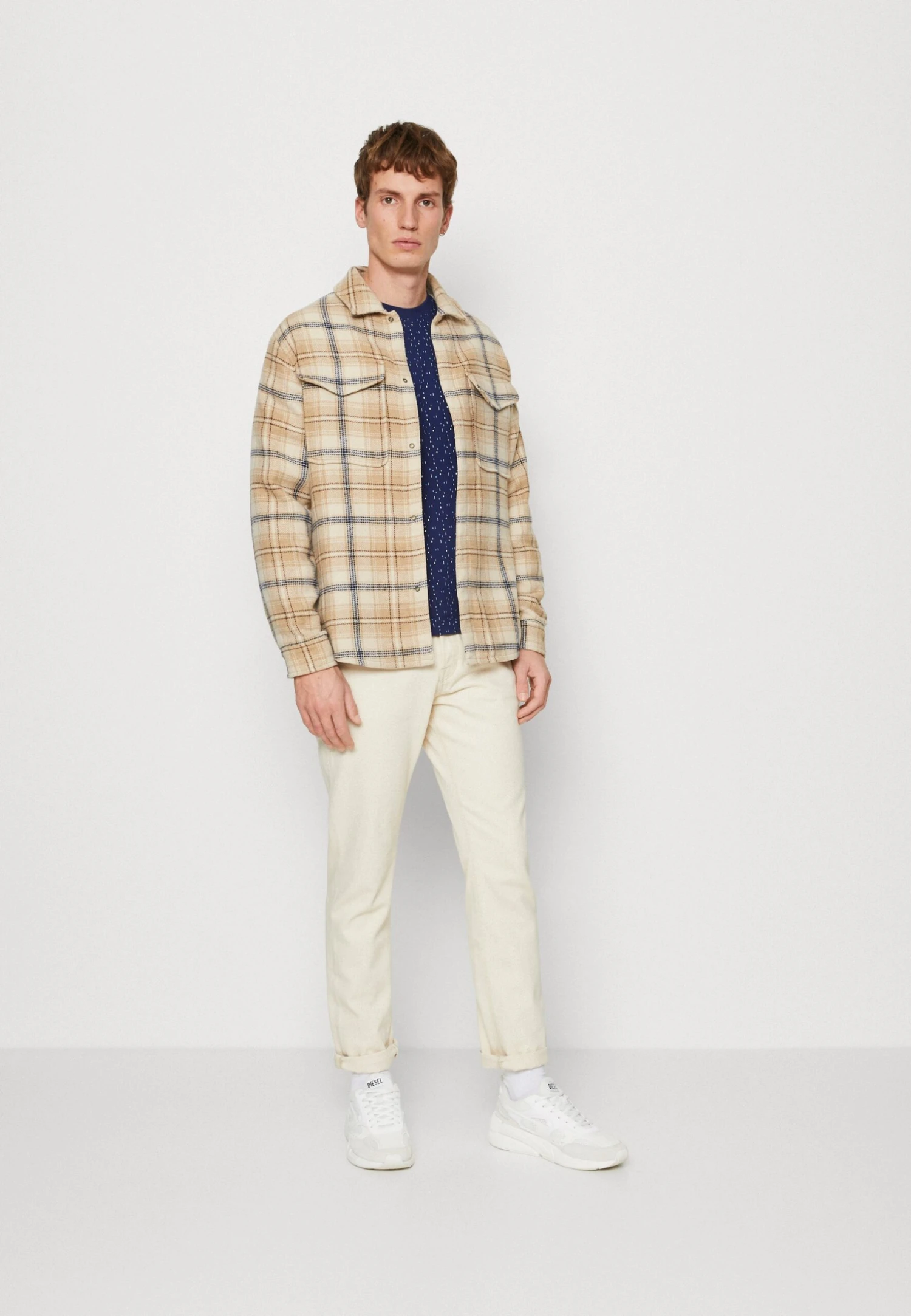 Selected Homme Slhpan Shacket - Light Jacket - Incense/Blue - Image 2