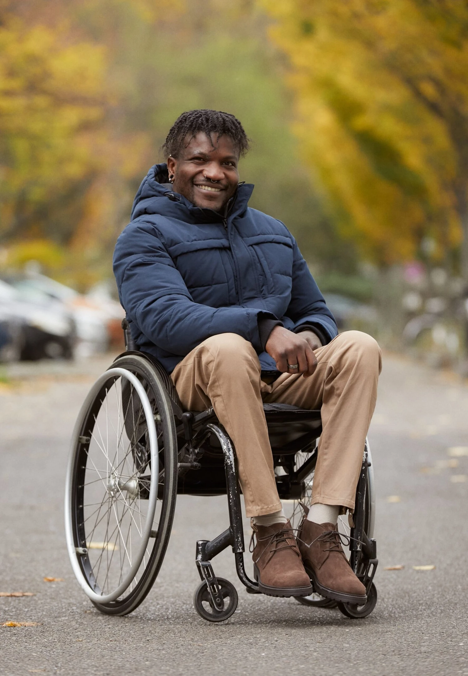 Pier One Winter Jacket - Dark Blue - Image 2