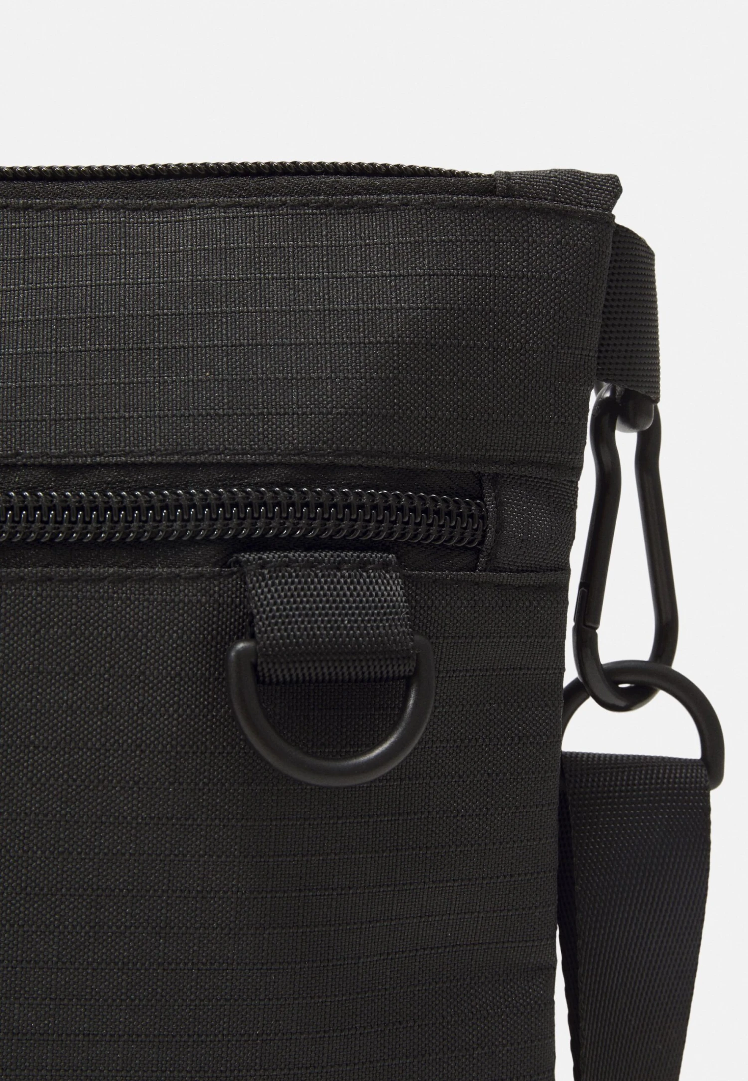 Neck Pouch Bag Vegan Unisex - Across Body Bag - Black Jet - Image 5