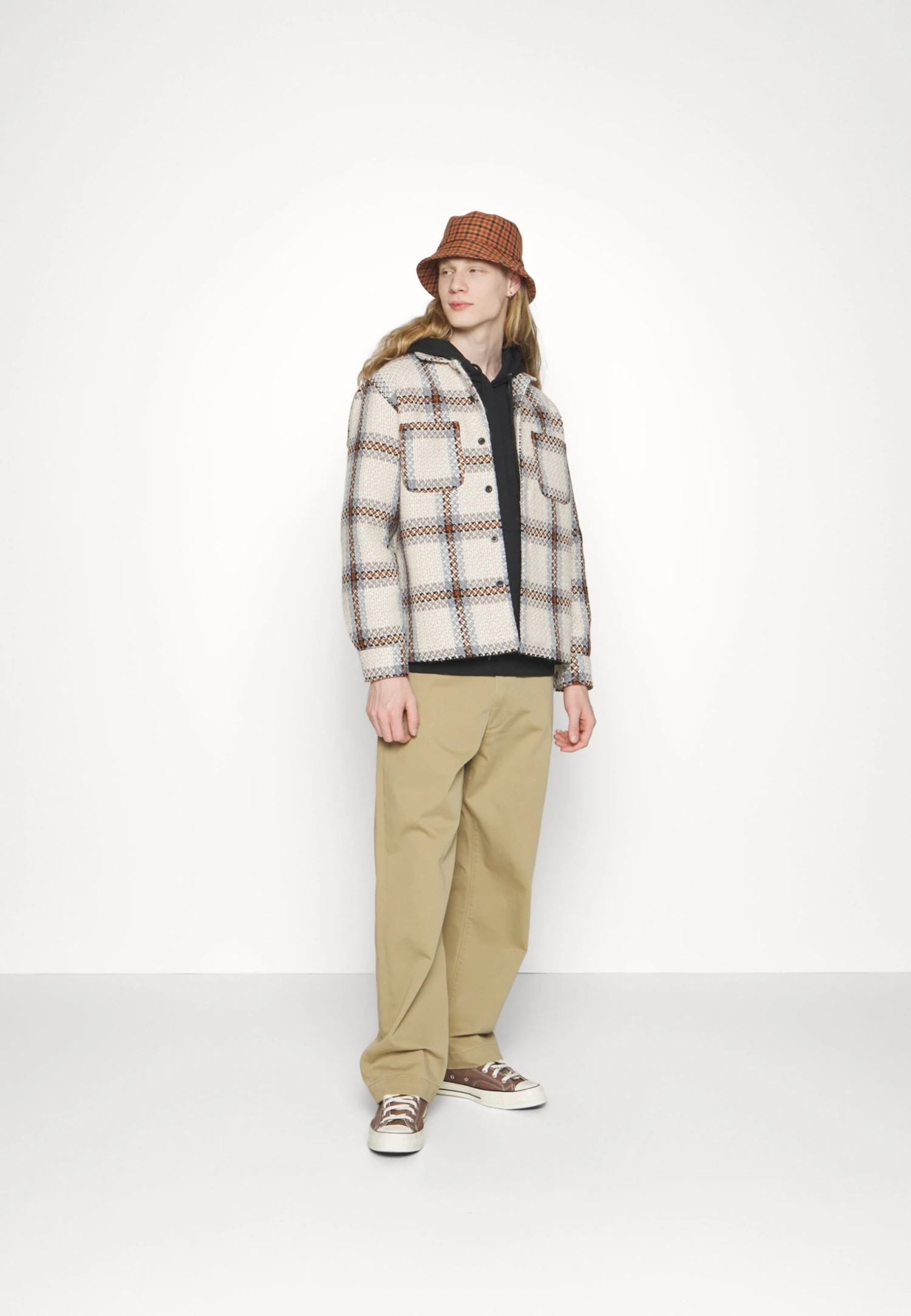 Obey Clothing District Shirt Jacket - Summer Jacket - Irish Cream - Image 5