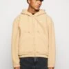 Obey Clothing Gaze Hooded Jacket Unisex - Fleece Jacket - Oat Milk