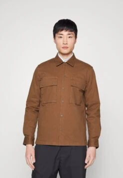 Marc O'Polo Overshirt With Campcollar Flap Pockets With Buttons Slits - Summer Jacket - Nutshell
