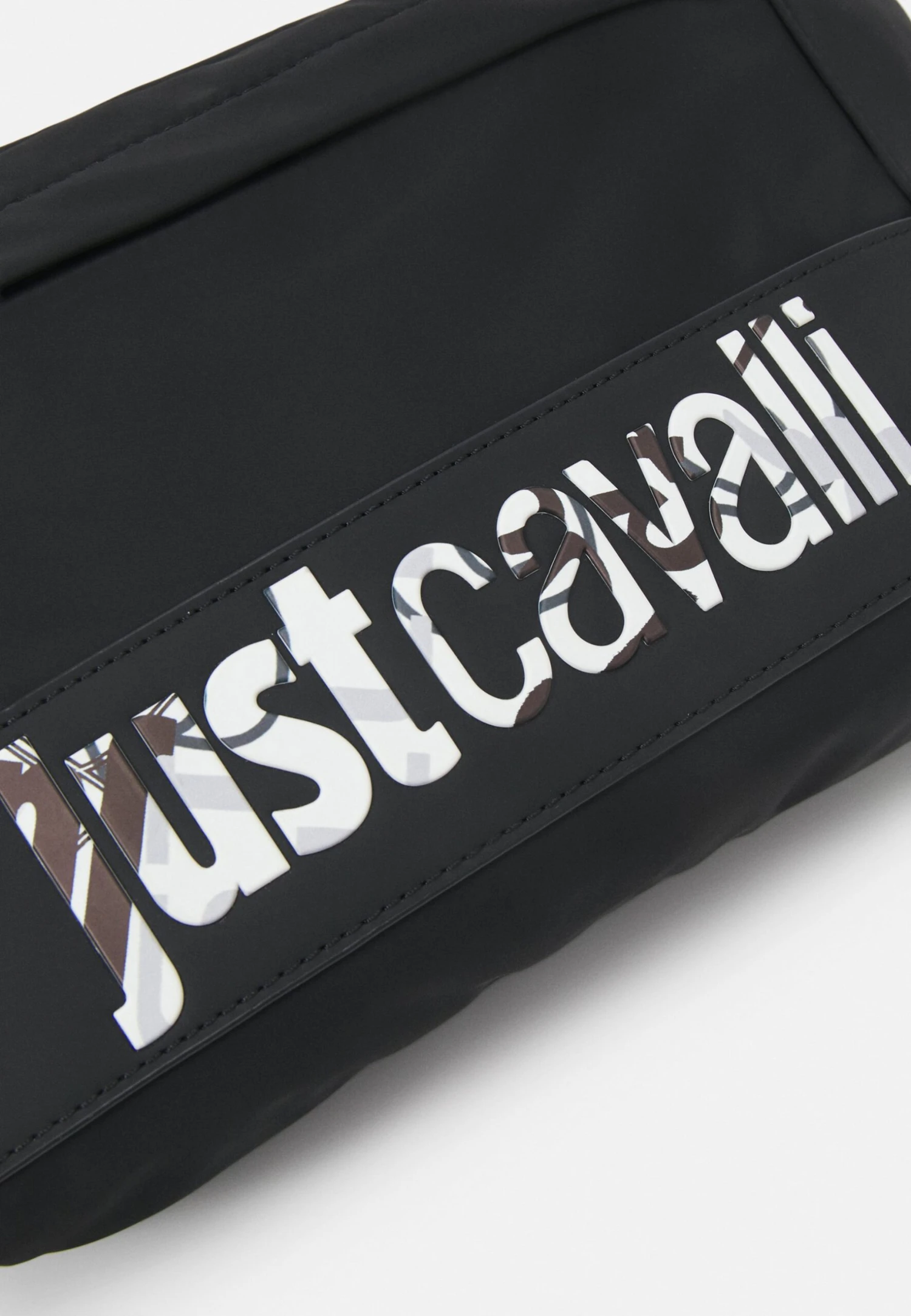 JUST CAVALLI Range Logo - Bum Bag - Black - Image 4