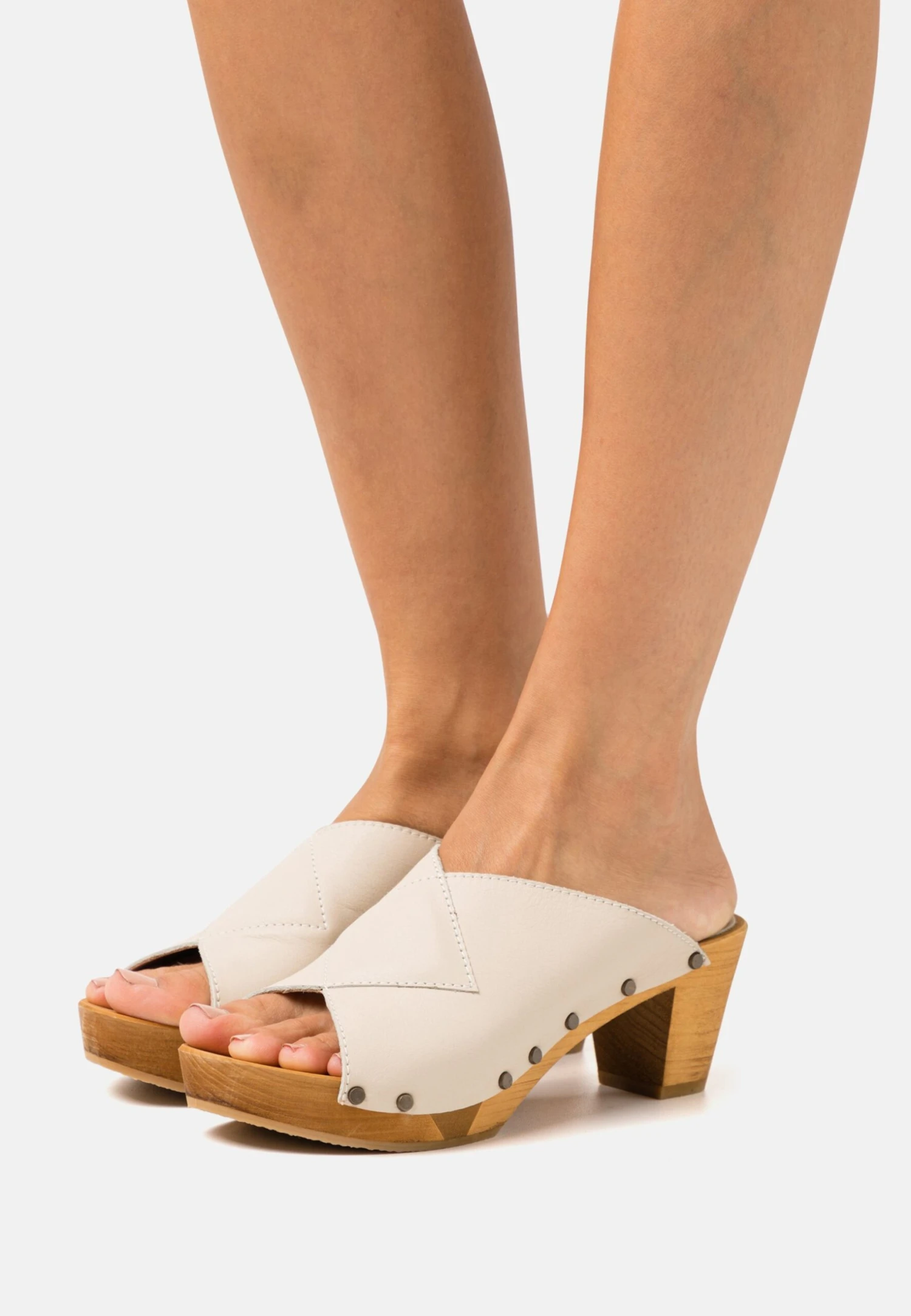 Sanita Kelo Square Flex- Clogs - Off White