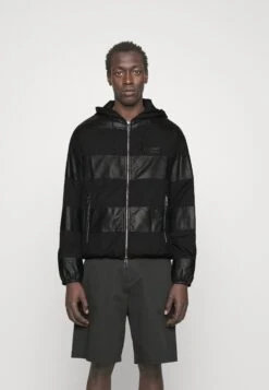 Emporio Armani Blouson - Leather Jacket - Nero