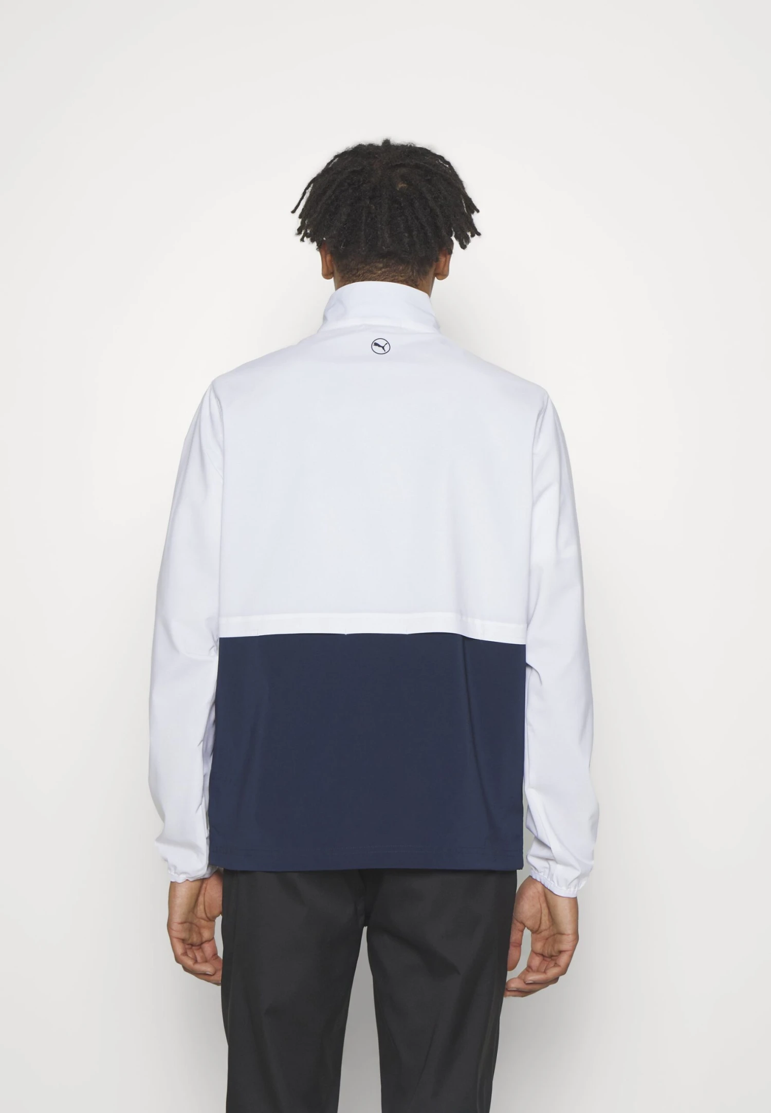 PUMA Golf Monterey Jacket - Windbreaker - White Glow/Navy Blazer - Image 3