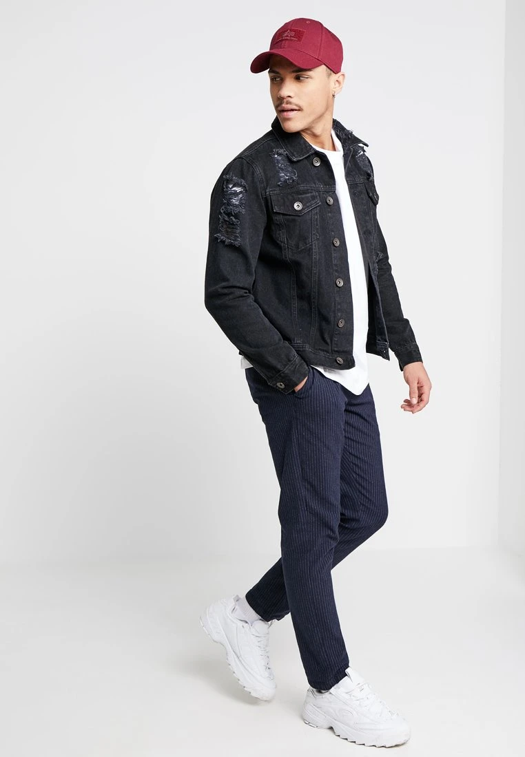 Redefined Rebel Jason Jacket - Denim Jacket - Lava Stone - Image 2