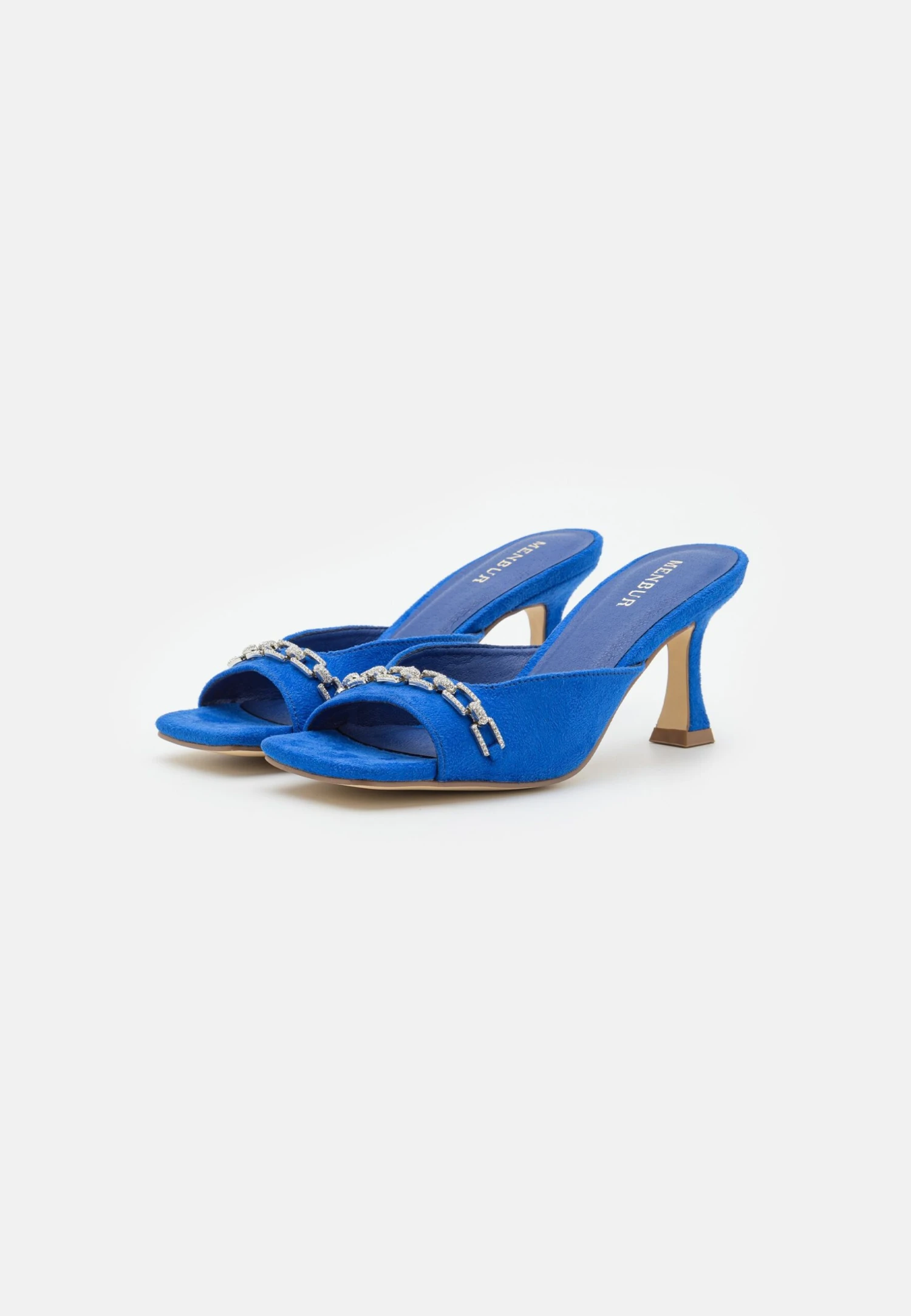Menbur Heeled Mules - Royal Blau - Image 3