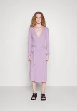 Wrap Midi Dress - Jumper Dress