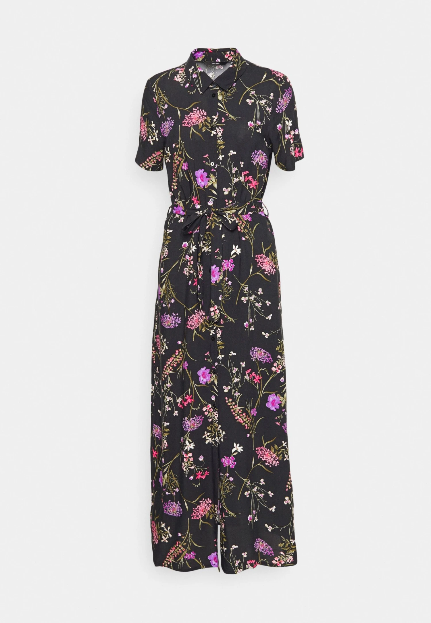 Vero Moda Tall Vmeasy Long - Shirt Dress - Black/Mille - Image 4