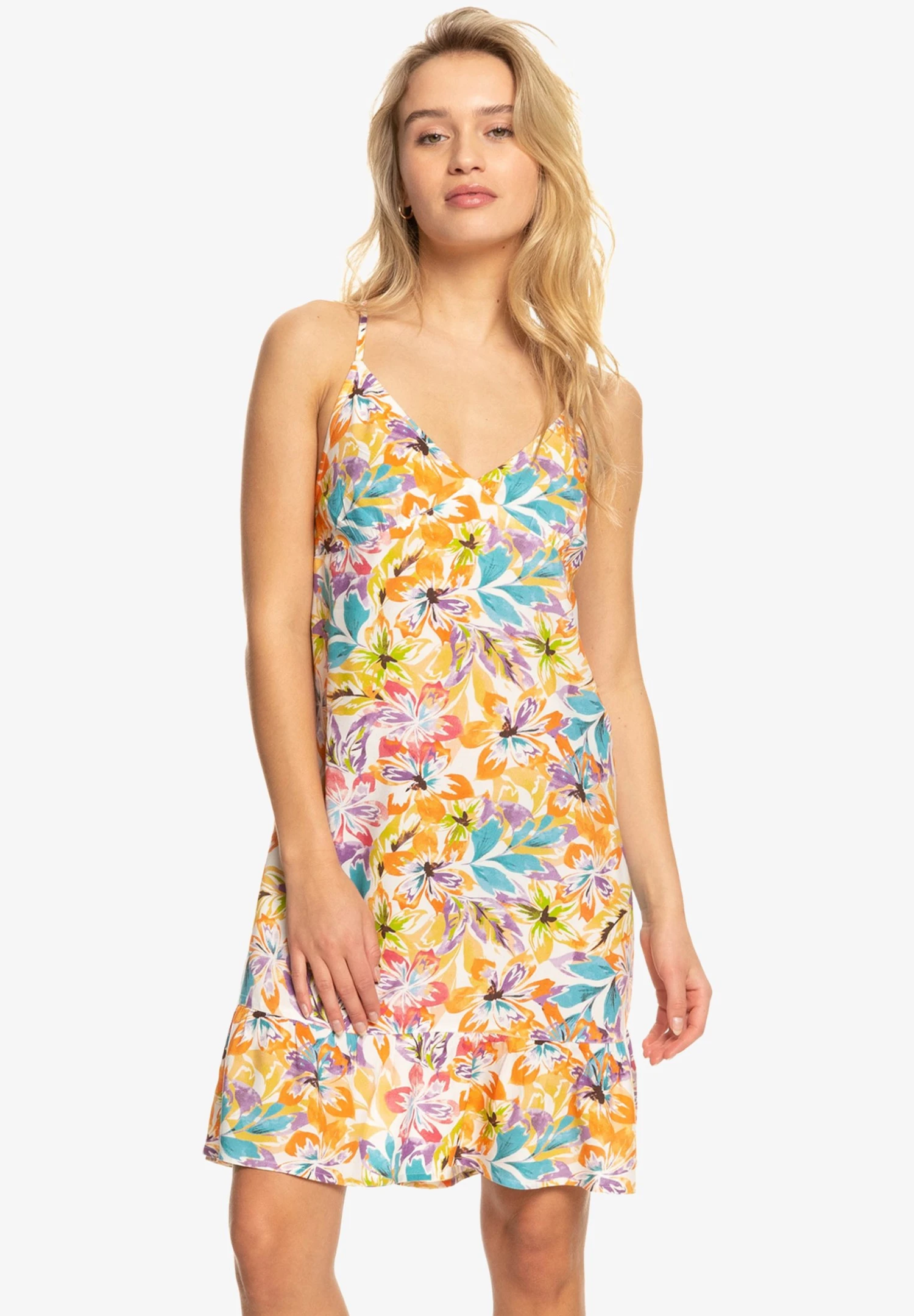 Roxy Sunshine Lover - Day Dress - Snow White Pualani Combo