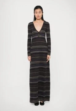 Missoni LONG DRESS - Jumper Dress - Brown/purple