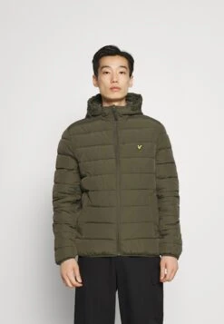 Lyle & Scott Lightweight Puffer Jacket - Light Jacket - Olive
