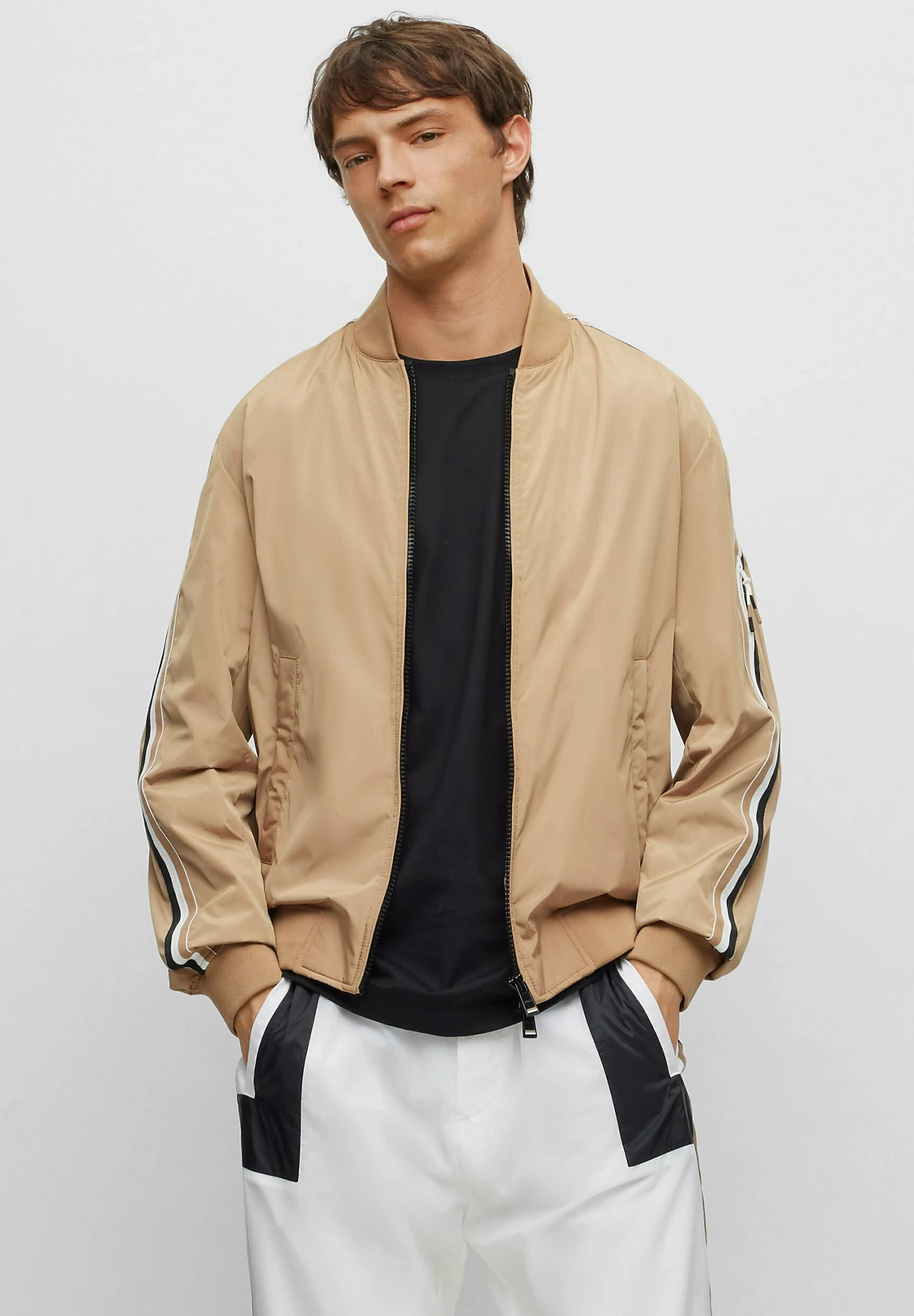 Boss Coltrane - Bomber Jacket - Beige