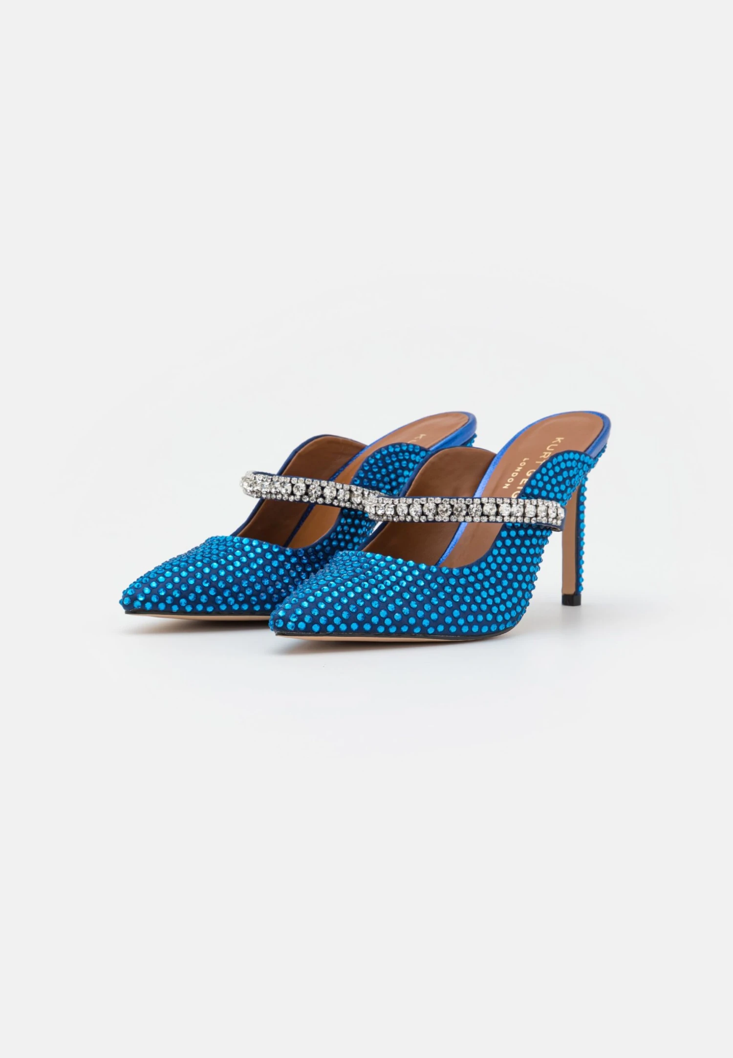 Kurt Geiger London Duke - Heeled Mules - Blue - Image 3