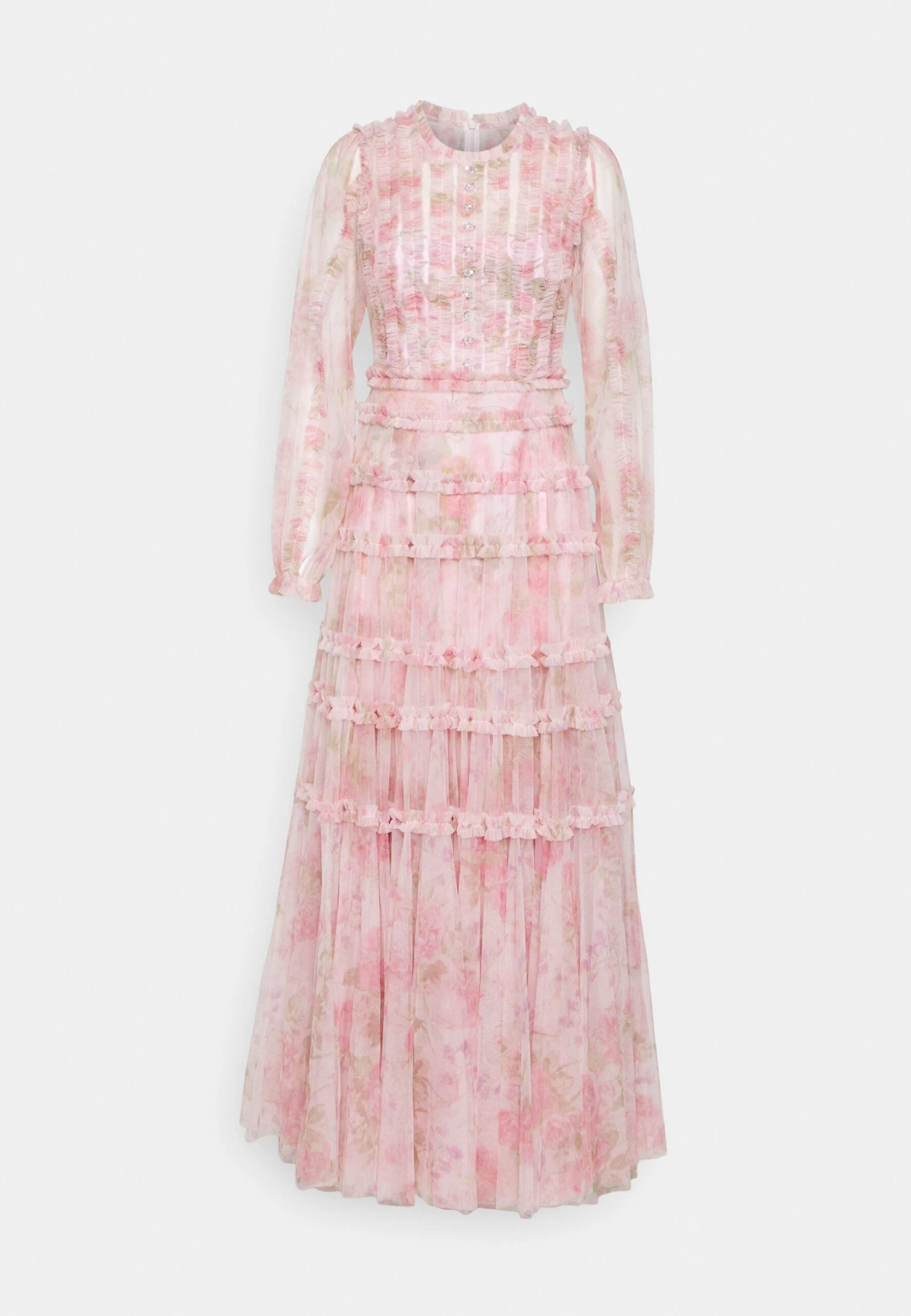 Needle & Thread Rose Bluebell Esme Gown - Occasion Wear - Tinted Pink - Image 7