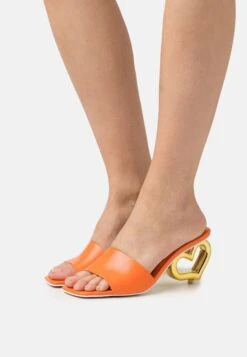 Kat Maconie Chichi - Heeled Mules - Spritz Orange