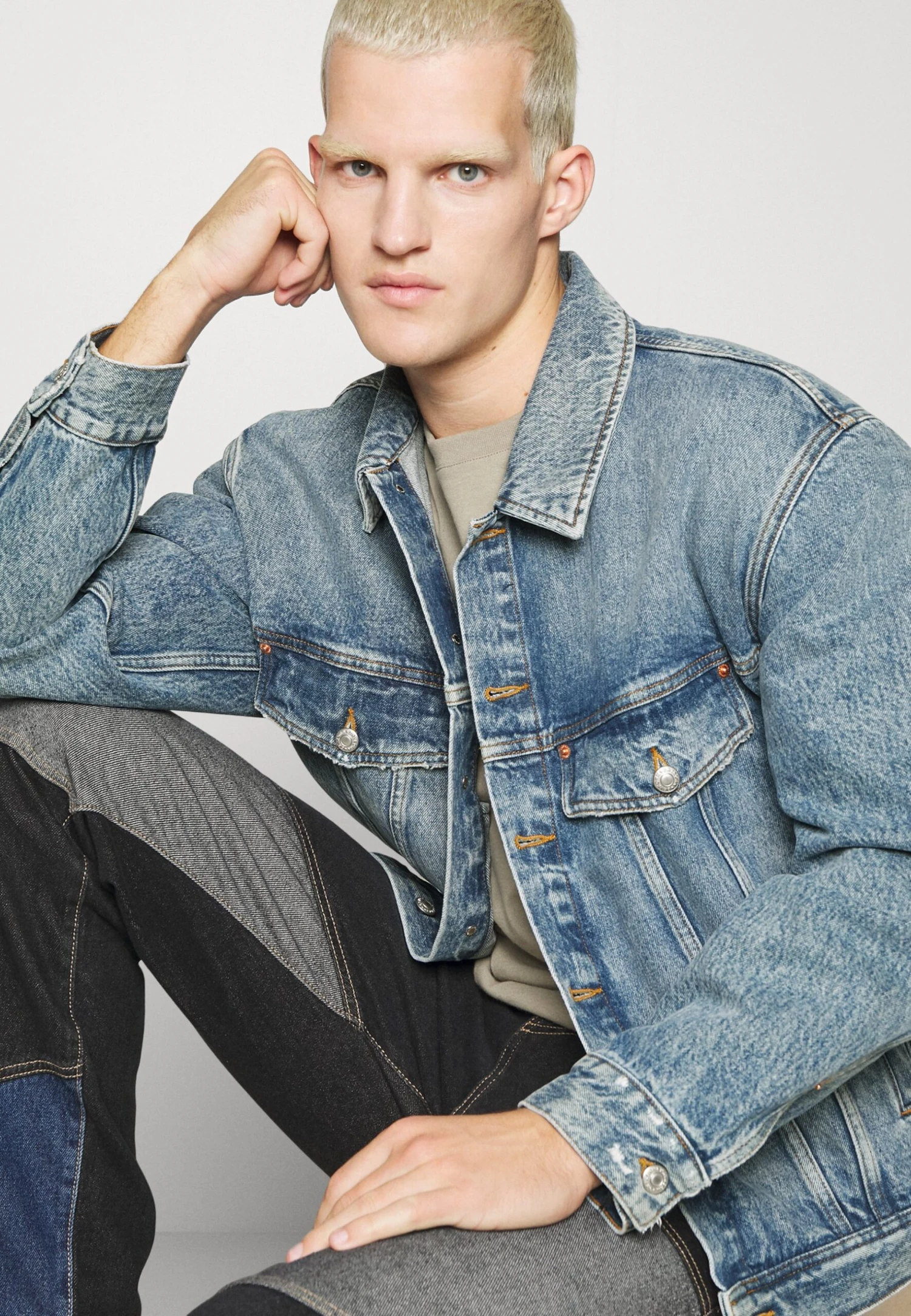 DRYKORN Majid - Denim Jacket - Blue - Image 7