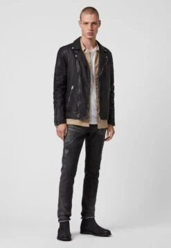 AllSaints Exclusive- Leather Jacket - Black