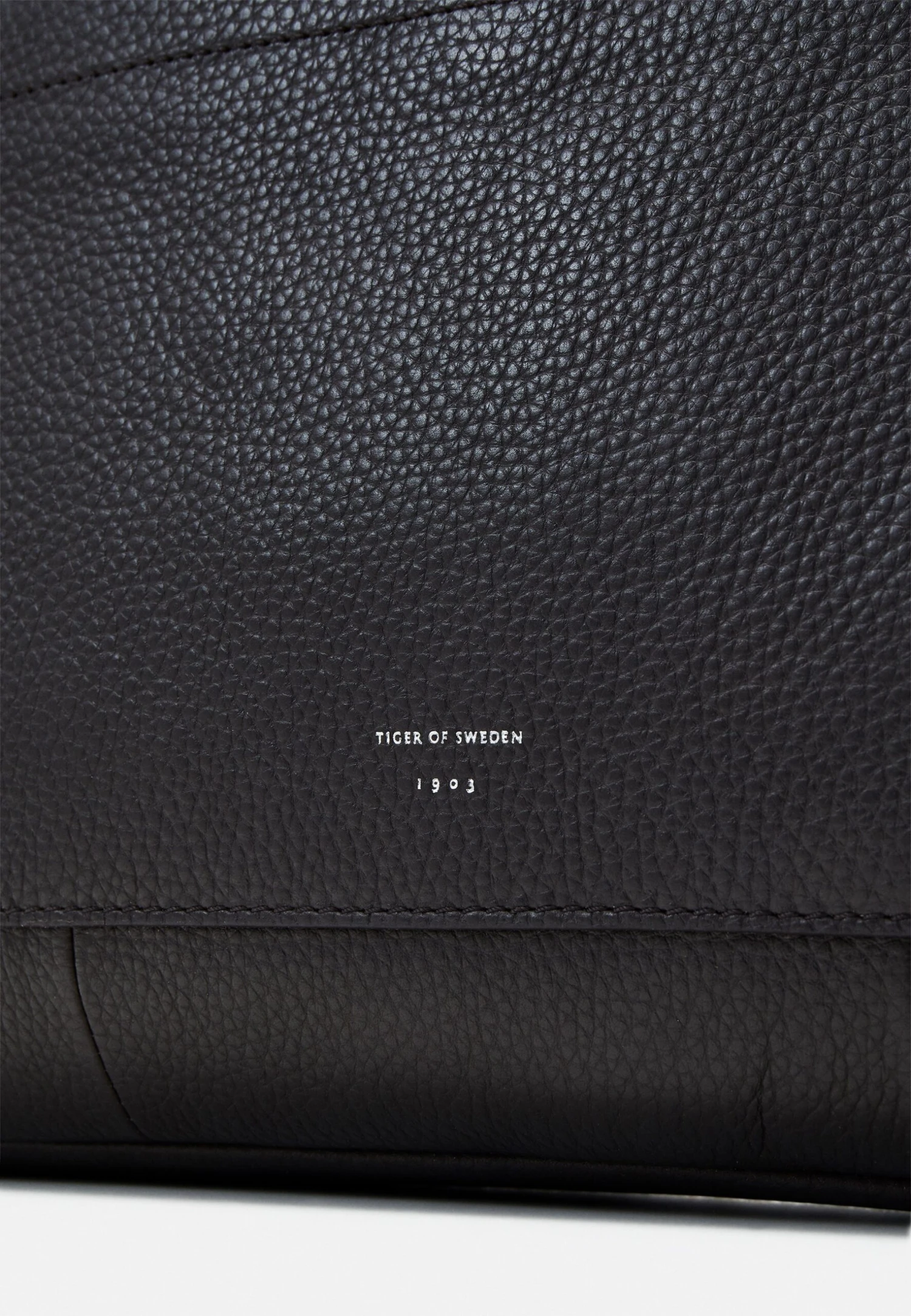 Tiger Of Sweden Brand Unisex - Briefcase - Dark Brown - Image 5