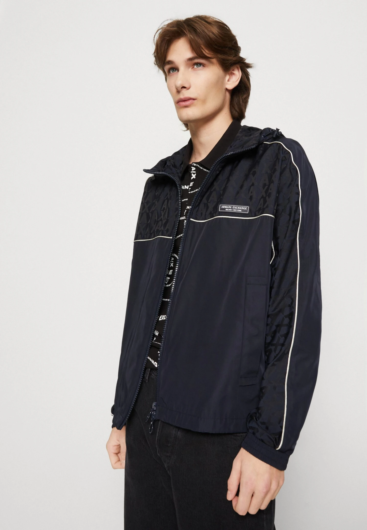 Armani Exchange Blouson - Windbreaker - Dark Navy/Black - Image 4