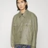 DRYKORN Majid - Leather Jacket - Green