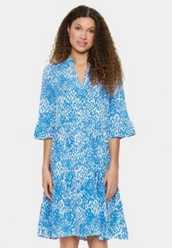 Saint Tropez EDASZ - Day Dress - Campanula Soft Zigzag