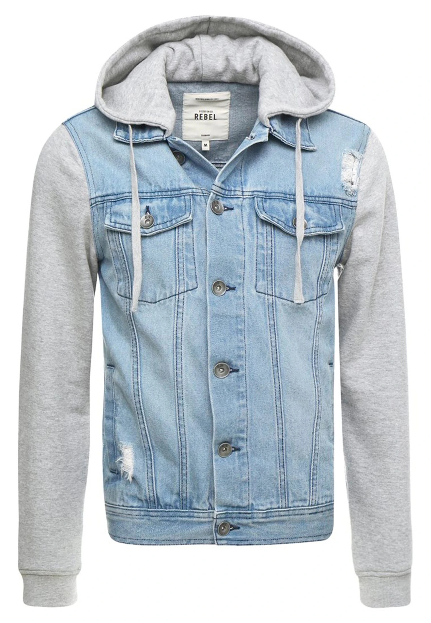 Redefined Rebel Funda Jacket - Denim Jacket - Light Denim - Image 4