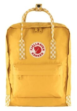FJÄLLRÄVEN Rucksack - Ochre/Chess Pattern