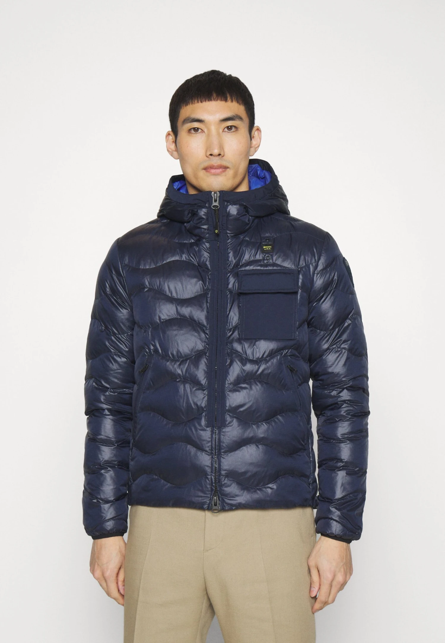 Blauer Hoody Jacket - Light Jacket - Navy