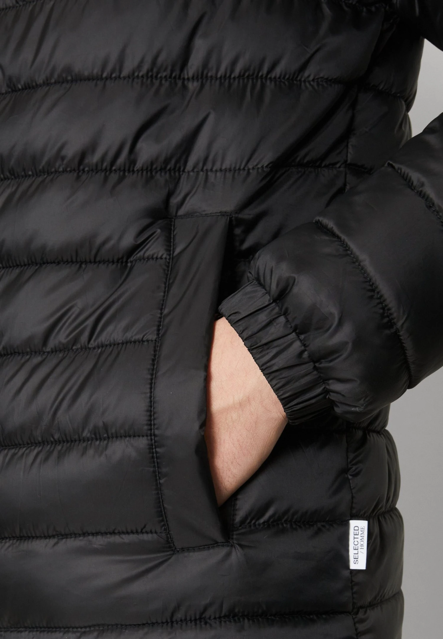 Selected Homme Padded Jacket- Light Jacket - Black - Image 6