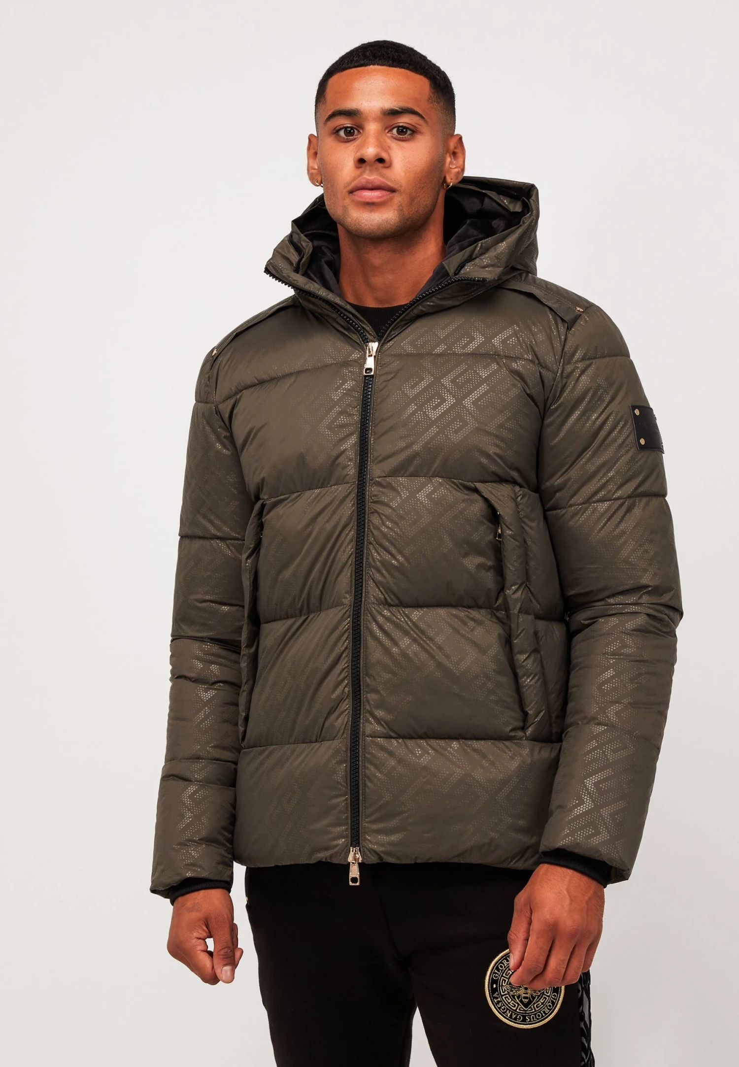 Aziri Short Puffer Jacket - Winter Jacket - Khaki
