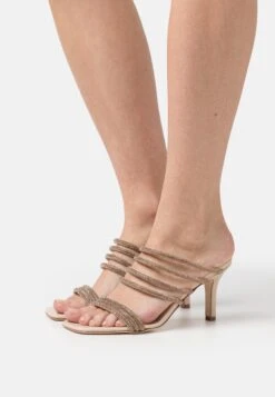 MARC CAIN Heeled Mules - Panna Cotta