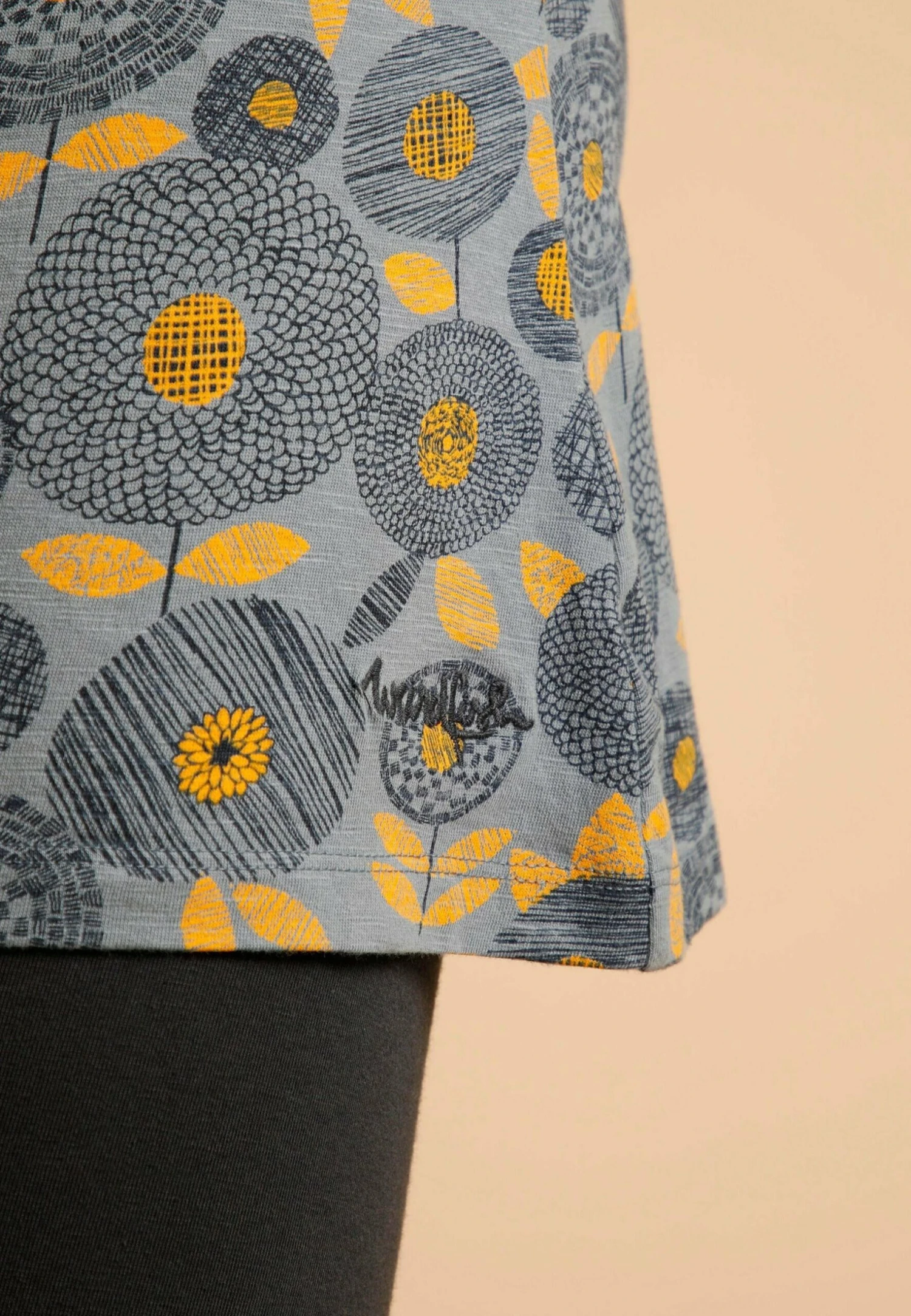 Arlina Organic Printed Mirage - Day Dress - Image 5