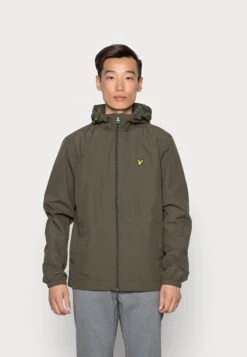 Lyle & Scott Through Hooded - Summer Jacket - Olive