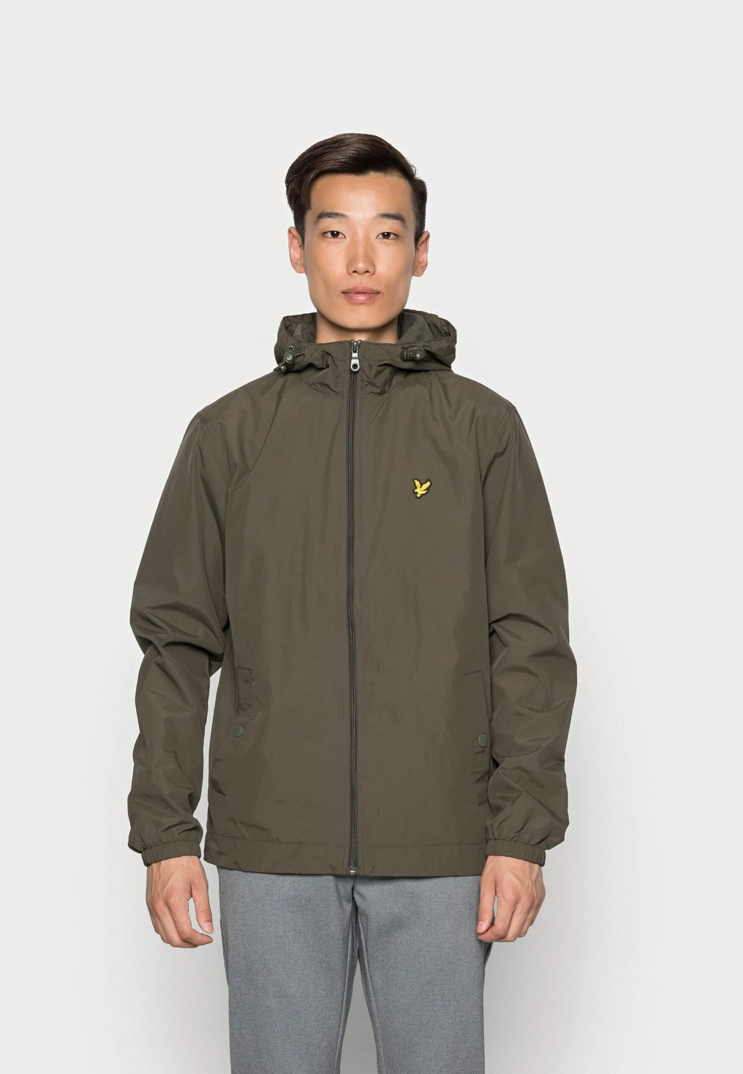 Lyle & Scott Through Hooded - Summer Jacket - Olive