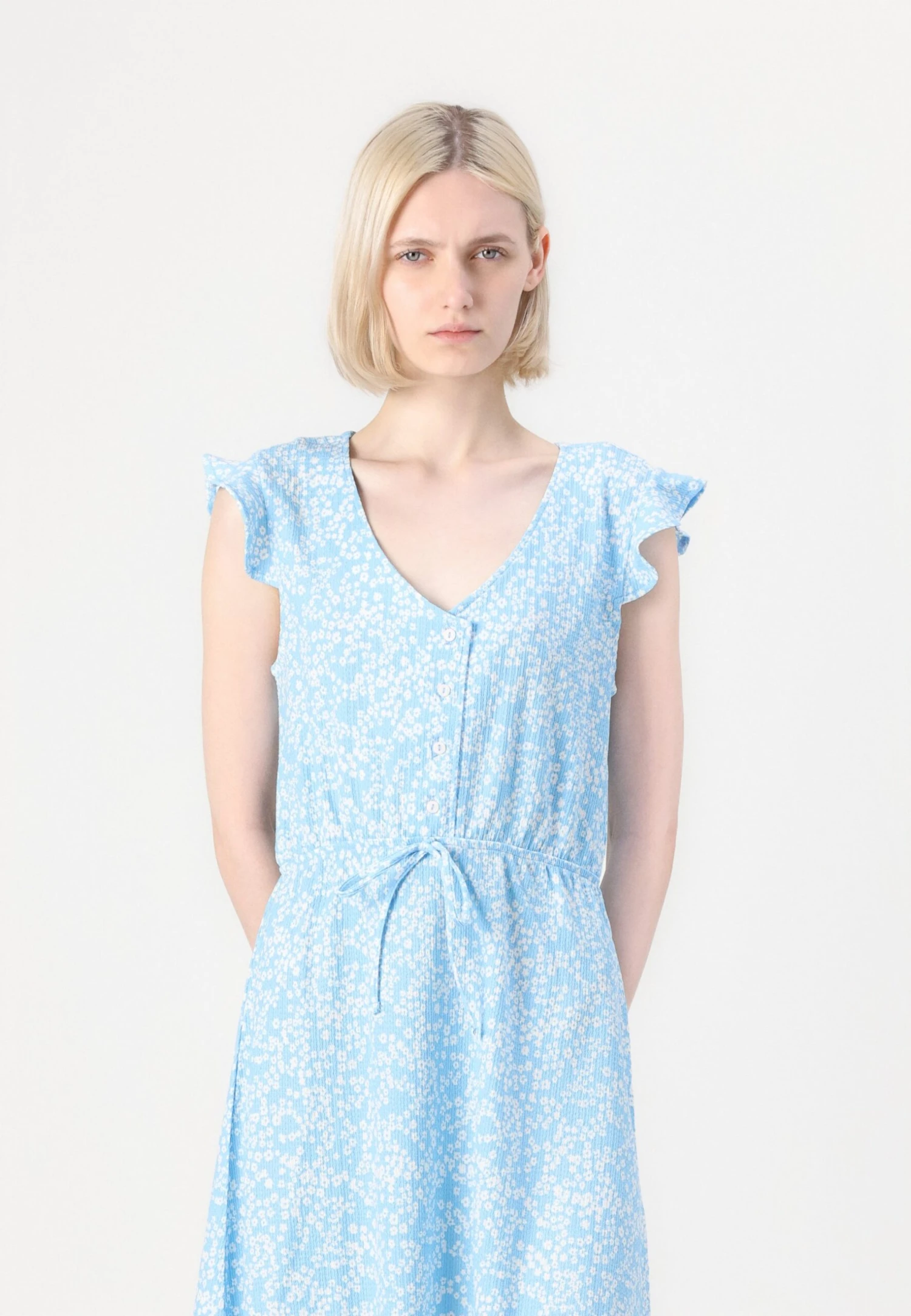 TOM TAILOR Denim STRUCTURED - Shirt Dress - Light Blue - Image 4
