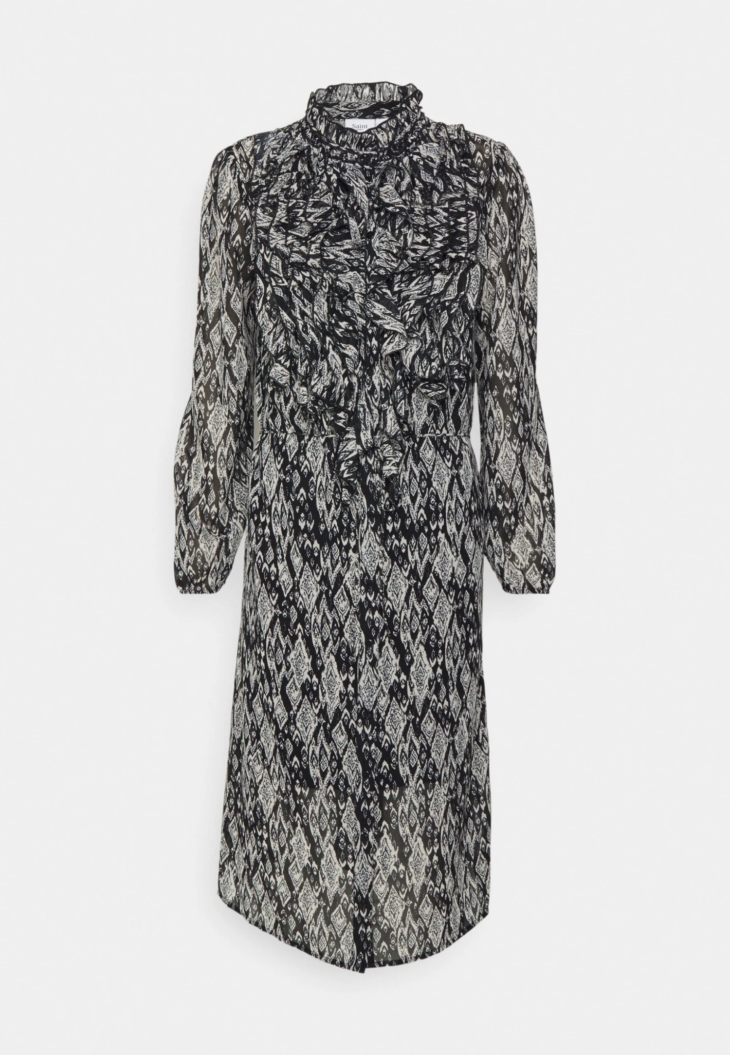 Saint Tropez Liljasz - Shirt Dress - Black Rococo - Image 5