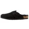 Birkenstock Boston - Slippers - Black